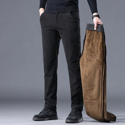 Theo Slim Fit Casual Pants | Lined Pockets Casual Pants