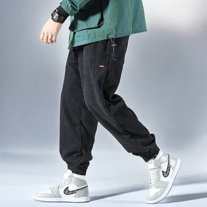 Arthur Jogger Fit Sweatpants | Drawstring Waist Ribbed Sweatpants