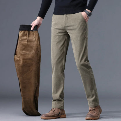 Theo Slim Fit Casual Pants | Lined Pockets Casual Pants