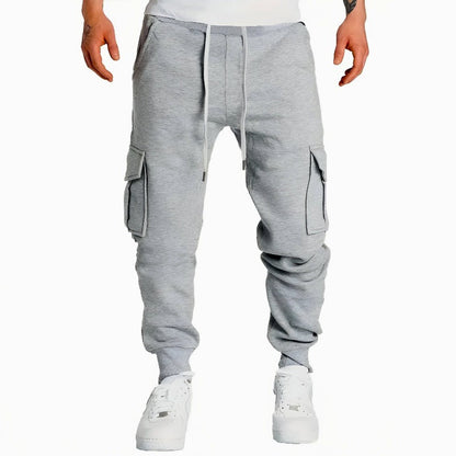 Theo Jogger Fit Cargo Joggers | Drawstring Waist, Cuffed Hem Joggers