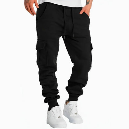 Theo Jogger Fit Cargo Joggers | Drawstring Waist, Cuffed Hem Joggers