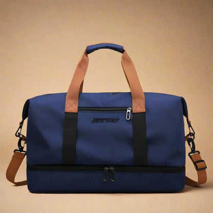 Functional Nylon Duffel Bag with Detachable Strap