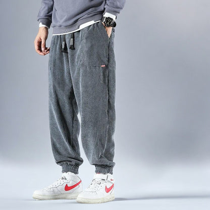 Arthur Jogger Fit Sweatpants | Drawstring Waist Ribbed Sweatpants