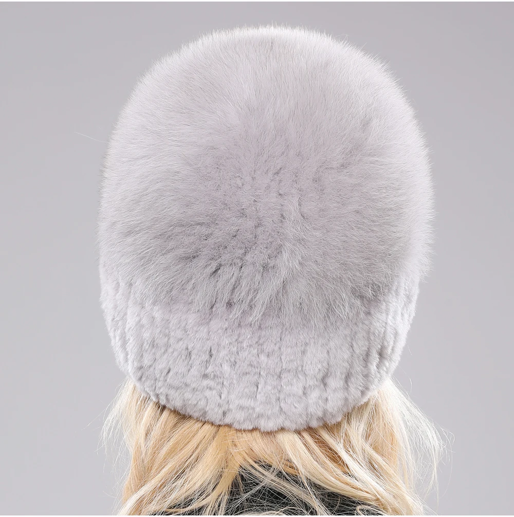 Isabella Ribbed Pom-Pom Beanie | Snug Fit Fur Trim Beanie