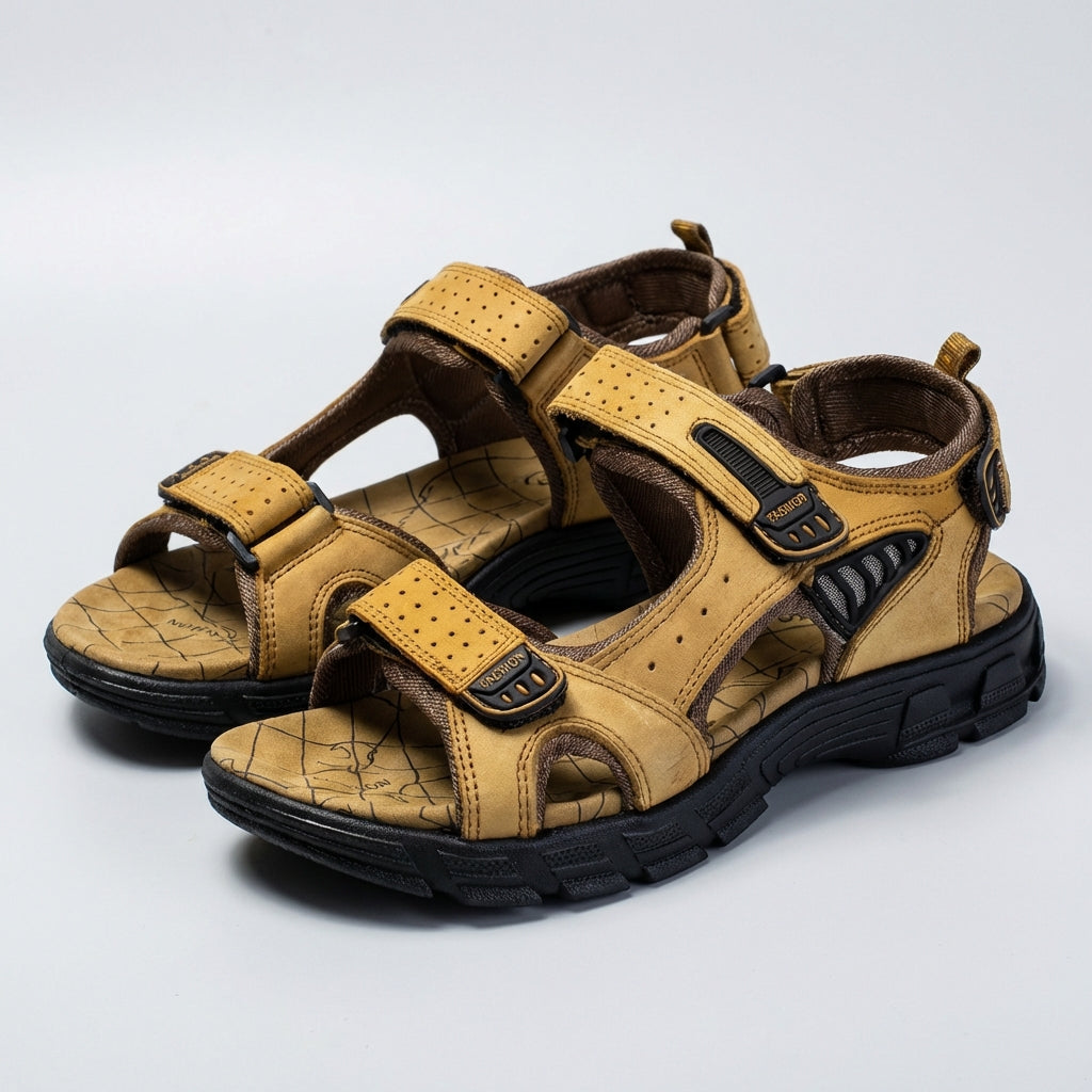 Sporty Adjustable Strap Sandals for Men – Orthopedic Support & Comfort