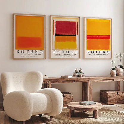 Modern Abstract Wall Art Poster Set