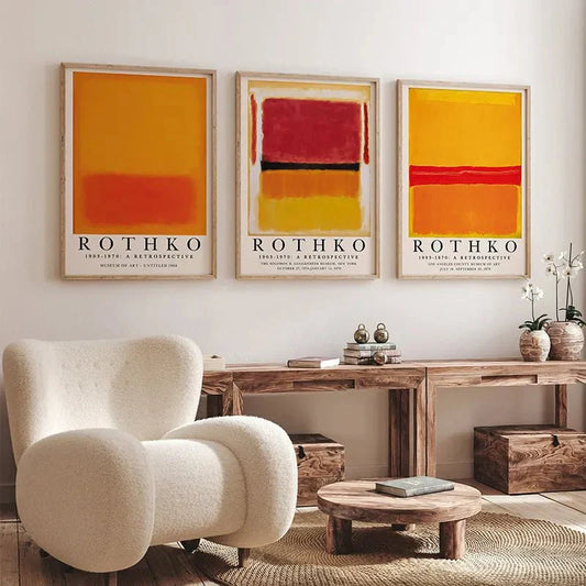 Modern Abstract Wall Art Poster Set