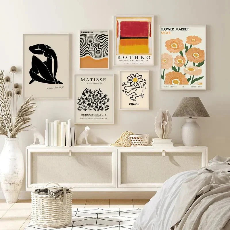Modern Abstract Wall Art Poster Set