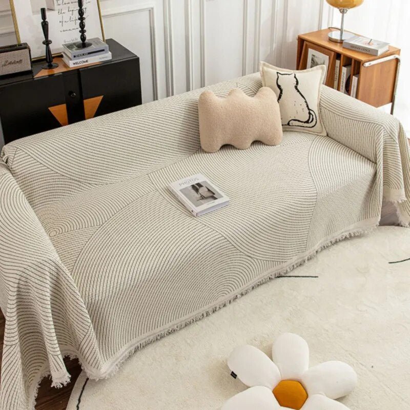 Modern Geometric Pattern Throw Blanket