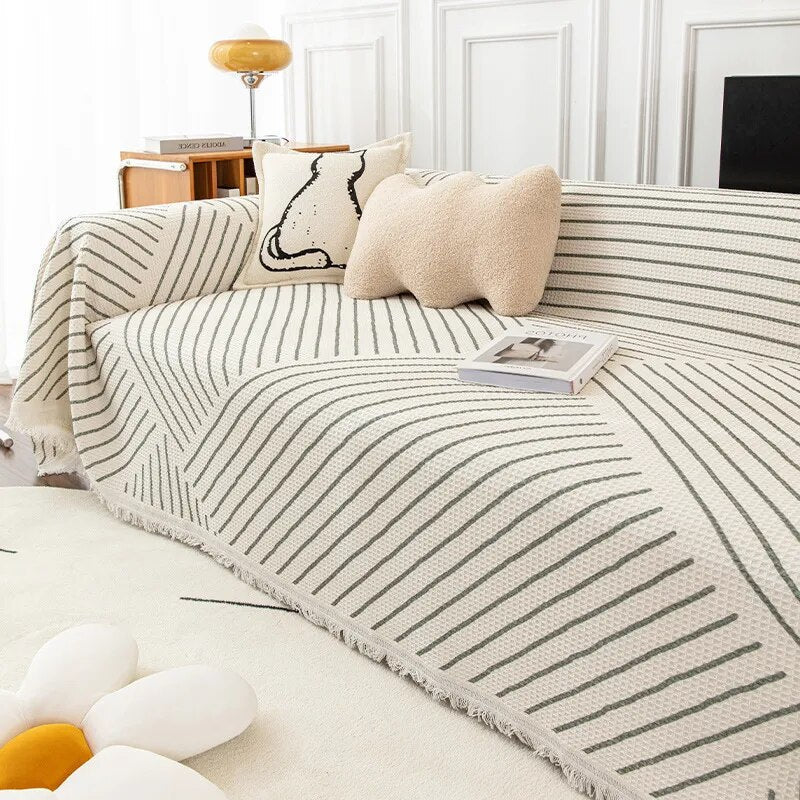 Modern Geometric Pattern Throw Blanket