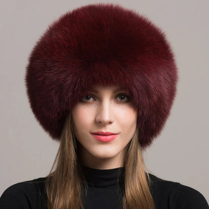 Ivy Voluminous Fur Hat | Plush Solid Fur Hat