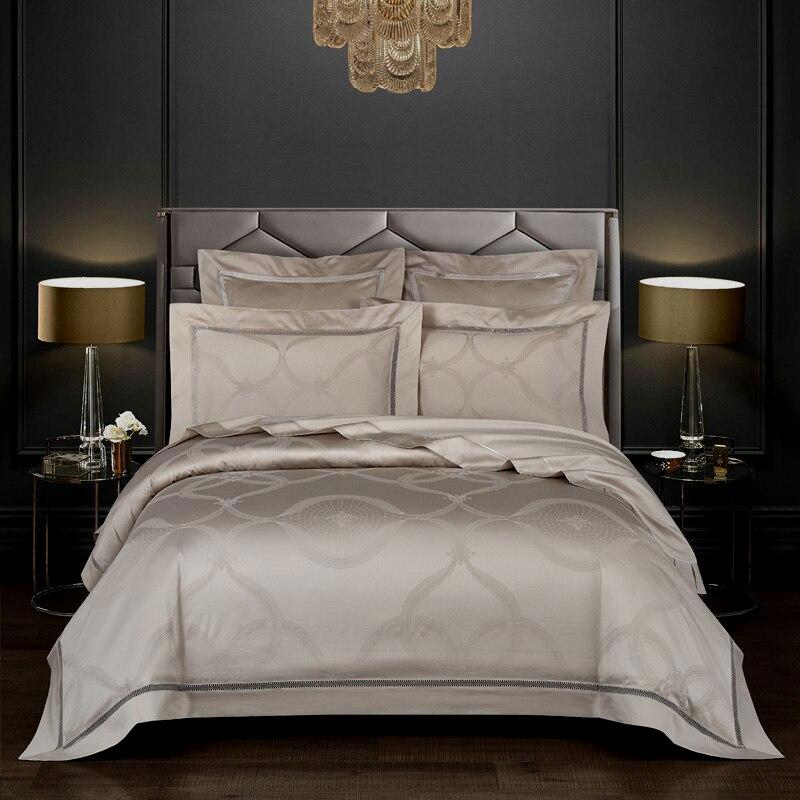 Contemporary Egyptian Cotton Duvet Cover Set