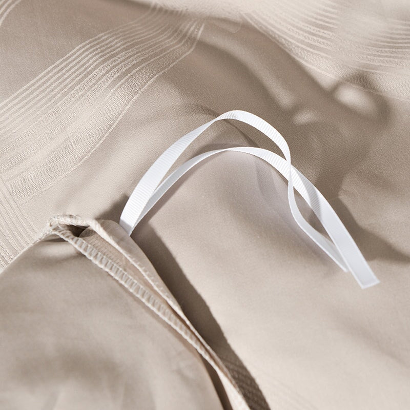 Contemporary Egyptian Cotton Duvet Cover Set