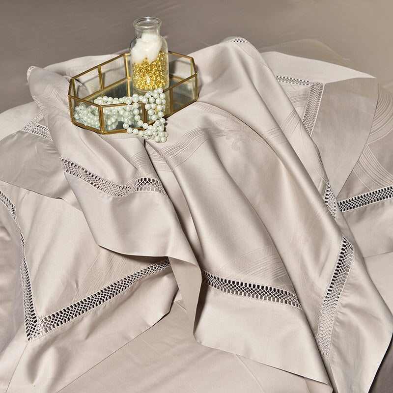 Contemporary Egyptian Cotton Duvet Cover Set