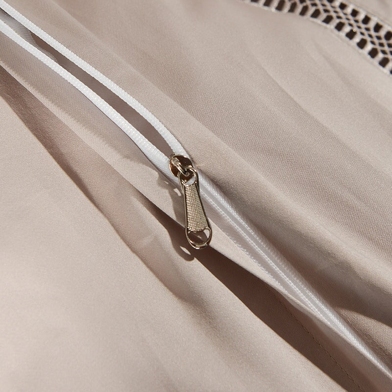 Contemporary Egyptian Cotton Duvet Cover Set