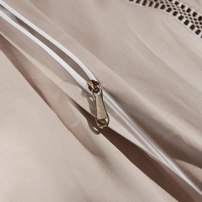 Contemporary Egyptian Cotton Duvet Cover Set