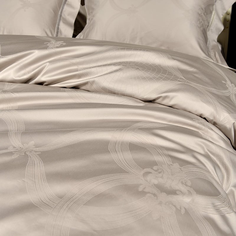 Contemporary Egyptian Cotton Duvet Cover Set