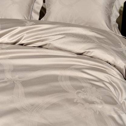 Contemporary Egyptian Cotton Duvet Cover Set