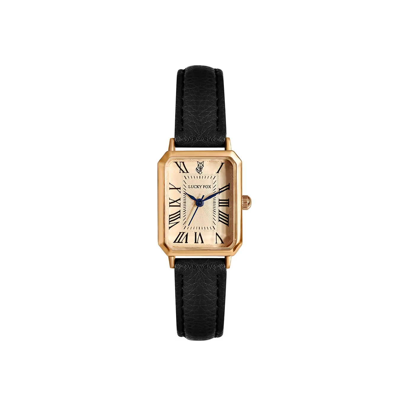 Isabella Rectangle Wristwatch | Roman Numerals Solid Wristwatch
