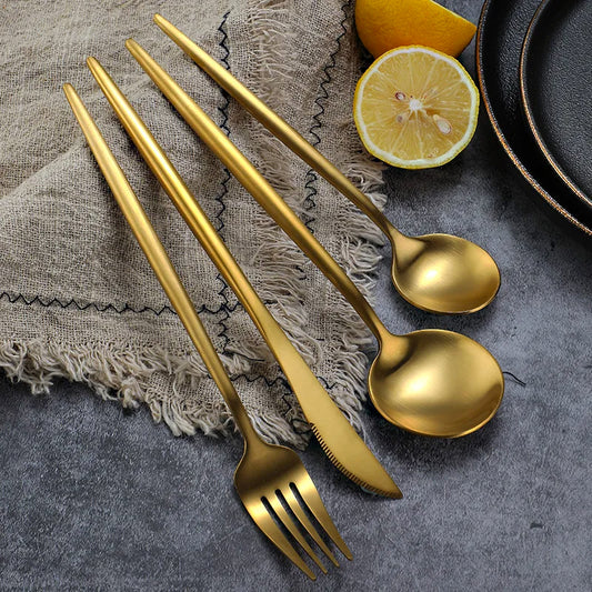 GoldenFour Cutlery Set