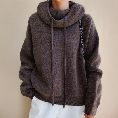 Isla Oversized Hoodie | Hooded Drawstring Casual Hoodie