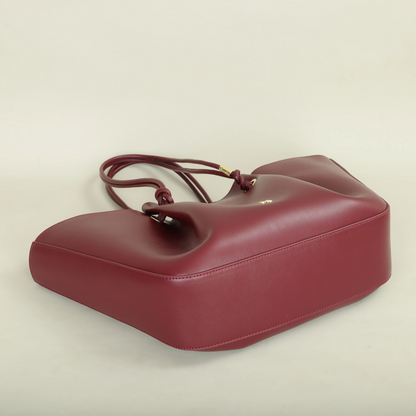 Grace Structured Carryall Bag | Knotted Handles Gold-Tone Carryall Bag