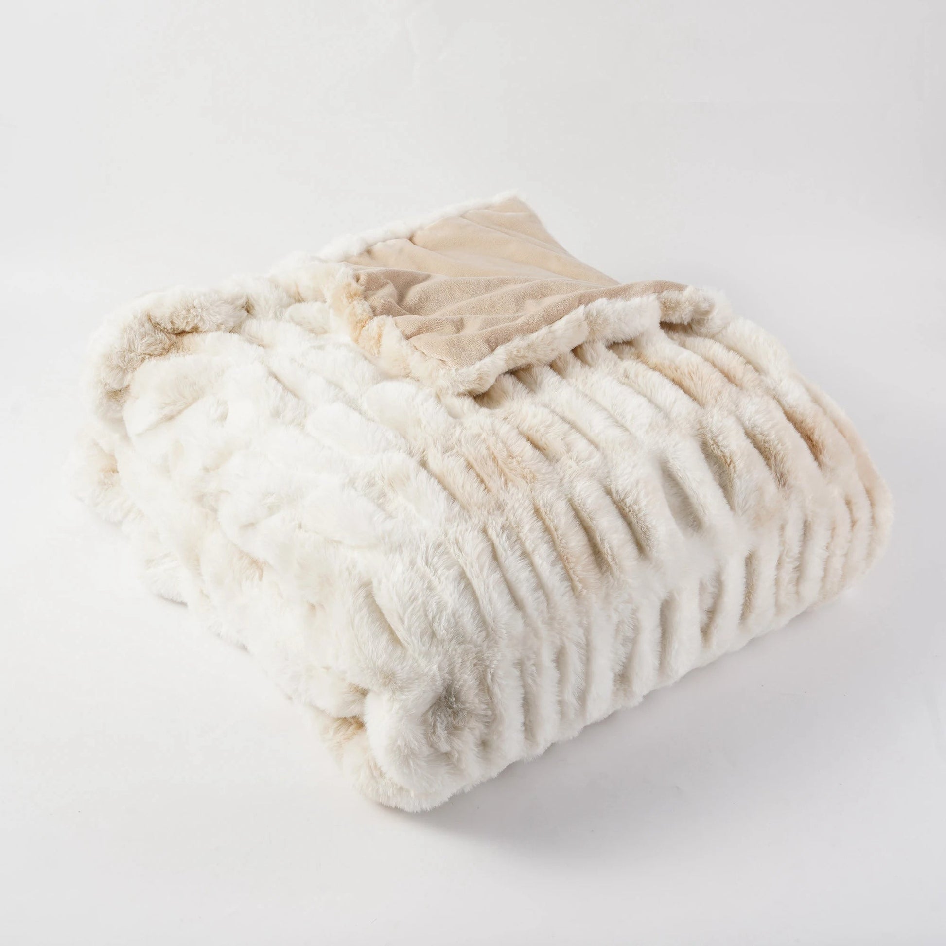 Minimalist Plush Textured Throw Blanket