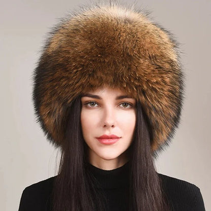 Ivy Voluminous Fur Hat | Plush Solid Fur Hat