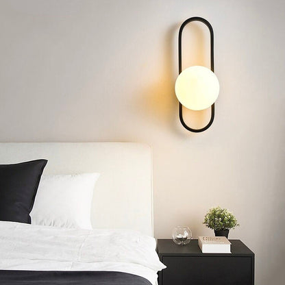 Minimalist Metal Frame Wall Lamp