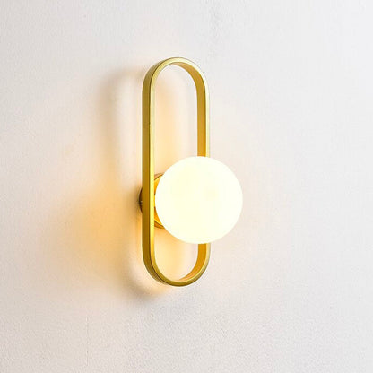 Minimalist Metal Frame Wall Lamp