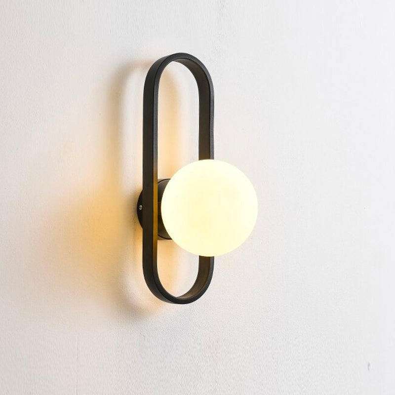 Minimalist Metal Frame Wall Lamp