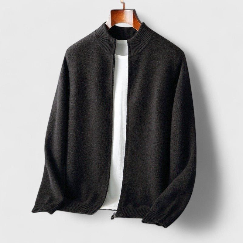 Premium-Line Merino Wool Cardigan