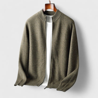 Premium-Line Merino Wool Cardigan